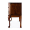 Butler Specialty Company Charlotte 40 in. W Rectangular Wood Vanity/Valet Desk with Storage Drawers and Mirror, Brown (0735011)