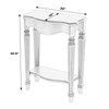 Butler Specialty Company Cheshire 22 in. W Rectangular Wood Ballerina Console Table with Open Shelf, Dark Brown (3020024)