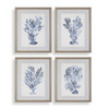 Uttermost Shibori Coral Framed Prints Set of 4 (32428)