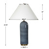 Mayetta Deep Blue Table Lamp (30474)