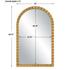 Dandridge Gold Arch Mirror (08269)