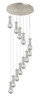 Owego - 12 Light - 24 inch - Brushed Satin Nickel - Multi Pendant (126-451-1P-SN-G451-4SM)