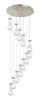 Owego - 12 Light - 24 inch - Brushed Satin Nickel - Multi Pendant (126-451-1P-SN-G451-4SDY)