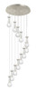 Owego - 12 Light - 24 inch - Brushed Satin Nickel - Multi Pendant (126-451-1P-SN-G451-4CL)
