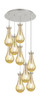 Owego - 9 Light - 19 inch - Polished Nickel - Multi Pendant (119-451-1P-PN-G451-5ME)