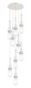 Milan - 9 Light - 19 inch - Polished Nickel - Multi Pendant (119-452-1P-PN-G452-4CL)