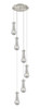 Owego - 6 Light - 16 inch - Brushed Satin Nickel - Multi Pendant (116-451-1P-SN-G451-4SM)