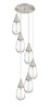 Malone - 6 Light - 17 inch - Brushed Satin Nickel - Multi Pendant (116-450-1P-SN-G450-6CL)