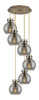 Newton Sphere - 6 Light - 19 inch - Brushed Brass - Cord hung - Multi Pendant (116-410-1PS-BB-G410-8SM)