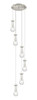 Owego - 6 Light - 16 inch - Brushed Satin Nickel - Multi Pendant (116-451-1P-SN-G451-4CL)