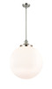 Beacon - 1 Light - 18 inch - Polished Nickel - Stem Hung - Pendant (201S-PN-G201-18)