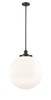 Beacon - 1 Light - 18 inch - Oil Rubbed Bronze - Stem Hung - Pendant (201S-OB-G201-18)