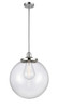 Beacon - 1 Light - 16 inch - Polished Chrome - Stem Hung - Pendant (201S-PC-G202-16-LED)