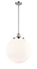 Beacon - 1 Light - 16 inch - Polished Chrome - Stem Hung - Pendant (201S-PC-G201-16)