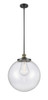 Beacon - 1 Light - 16 inch - Black Antique Brass - Stem Hung - Pendant (201S-BAB-G204-16)