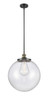 Beacon - 1 Light - 16 inch - Black Antique Brass - Stem Hung - Pendant (201S-BAB-G202-16)