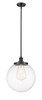 Beacon - 1 Light - 14 inch - Oil Rubbed Bronze - Stem Hung - Pendant (201S-OB-G202-14-LED)