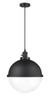 Hampden - 1 Light - 13 inch - Matte Black - Cord hung - Pendant (201CSW-BK-HFS-122-BK-LED)