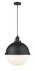 Hampden - 1 Light - 13 inch - Matte Black - Cord hung - Pendant (201CSW-BK-HFS-121-BK-LED)
