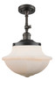 Oxford - 1 Light - 12 inch - Oil Rubbed Bronze - Semi-Flush Mount (201F-OB-G541-LED)