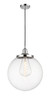 Beacon - 1 Light - 14 inch - Polished Chrome - Cord hung - Mini Pendant (201C-PC-G202-14)