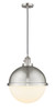 Hampden - 1 Light - 13 inch - Brushed Satin Nickel - Cord hung - Pendant (201CSW-SN-HFS-121-SN)