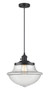 Oxford - 1 Light - 12 inch - Matte Black - Cord hung - Mini Pendant (201CSW-BK-G542-LED)