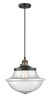Oxford - 1 Light - 12 inch - Black Antique Brass - Cord hung - Mini Pendant (201CSW-BAB-G544-LED)