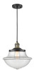 Oxford - 1 Light - 12 inch - Black Antique Brass - Cord hung - Mini Pendant (201C-BAB-G542-LED)
