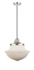 Oxford - 1 Light - 12 inch - Polished Nickel - Cord hung - Mini Pendant (201CSW-PN-G541)