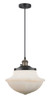 Oxford - 1 Light - 12 inch - Black Antique Brass - Cord hung - Mini Pendant (201CSW-BAB-G541)