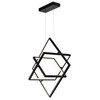 Artcraft Lighting Graymar 24W LED Pendant Black (AC7627BK)