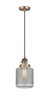 Stanton - 1 Light - 6 inch - Brushed Brass - Cord hung - Mini Pendant (201CSW-BB-G262)