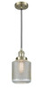 Stanton - 1 Light - 6 inch - Antique Brass - Cord hung - Mini Pendant (201C-AB-G262)