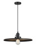 Appalachian - 1 Light - 16 inch - Matte Black - Cord hung - Mini Pendant (201CSW-BK-MFR-BK-16-LED)