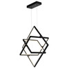 Artcraft Lighting Graymar 45W LED Pendant Black (AC7628BK)