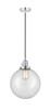 Beacon - 1 Light - 10 inch - Polished Chrome - Cord hung - Mini Pendant (201CSW-PC-G202-10)