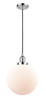 Beacon - 1 Light - 10 inch - Polished Chrome - Cord hung - Mini Pendant (201C-PC-G201-10)