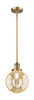 Beacon - 1 Light - 8 inch - Brushed Brass - Stem Hung - Mini Pendant (201S-BB-G208-8)