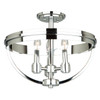 Roxbury 3 Light Chrome Semi-Flush Mount (AC10693CH)