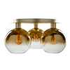 Artcraft Lighting Morning Mist 3 Light Semi-Flush Mount (SC13282GD)