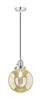 Beacon - 1 Light - 8 inch - Polished Chrome - Cord hung - Mini Pendant (201CSW-PC-G208-8)