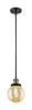 Beacon - 1 Light - 6 inch - Black Antique Brass - Stem Hung - Mini Pendant (201S-BAB-G208-6)