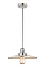 Appalachian - 1 Light - 12 inch - Polished Nickel - Cord hung - Mini Pendant (201C-PN-MFR-PN-12-LED)