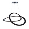 Artcraft Lighting Wave Large 45W LED Chandelier (AC7077BK)