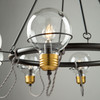 Artcraft Lighting Martina 8 Light Chandelier (AC11728BK)