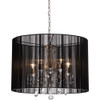 Claremont 5 Light Black Chandelier (AC381BK)