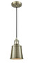 Addison - 1 Light - 5 inch - Antique Brass - Cord hung - Mini Pendant (201C-AB-M9-AB-LED)