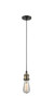 Bare Bulb - 1 Light - 3 inch - Black Antique Brass - Cord hung - Mini Pendant (201C-BAB-LED)