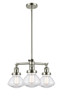 Olean - 3 Light - 19 inch - Polished Nickel - Stem Hung - Chandelier (207-PN-G322)